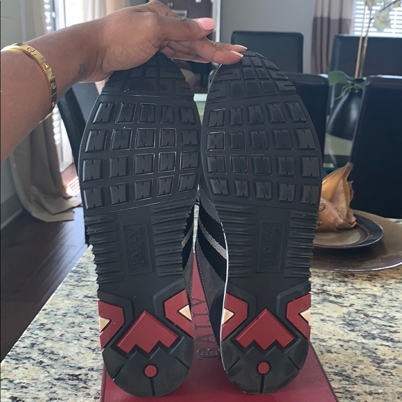 **SOLD** Bally Leather Aston Men’s Sneakers US 9.5 - Picture 7 of 8